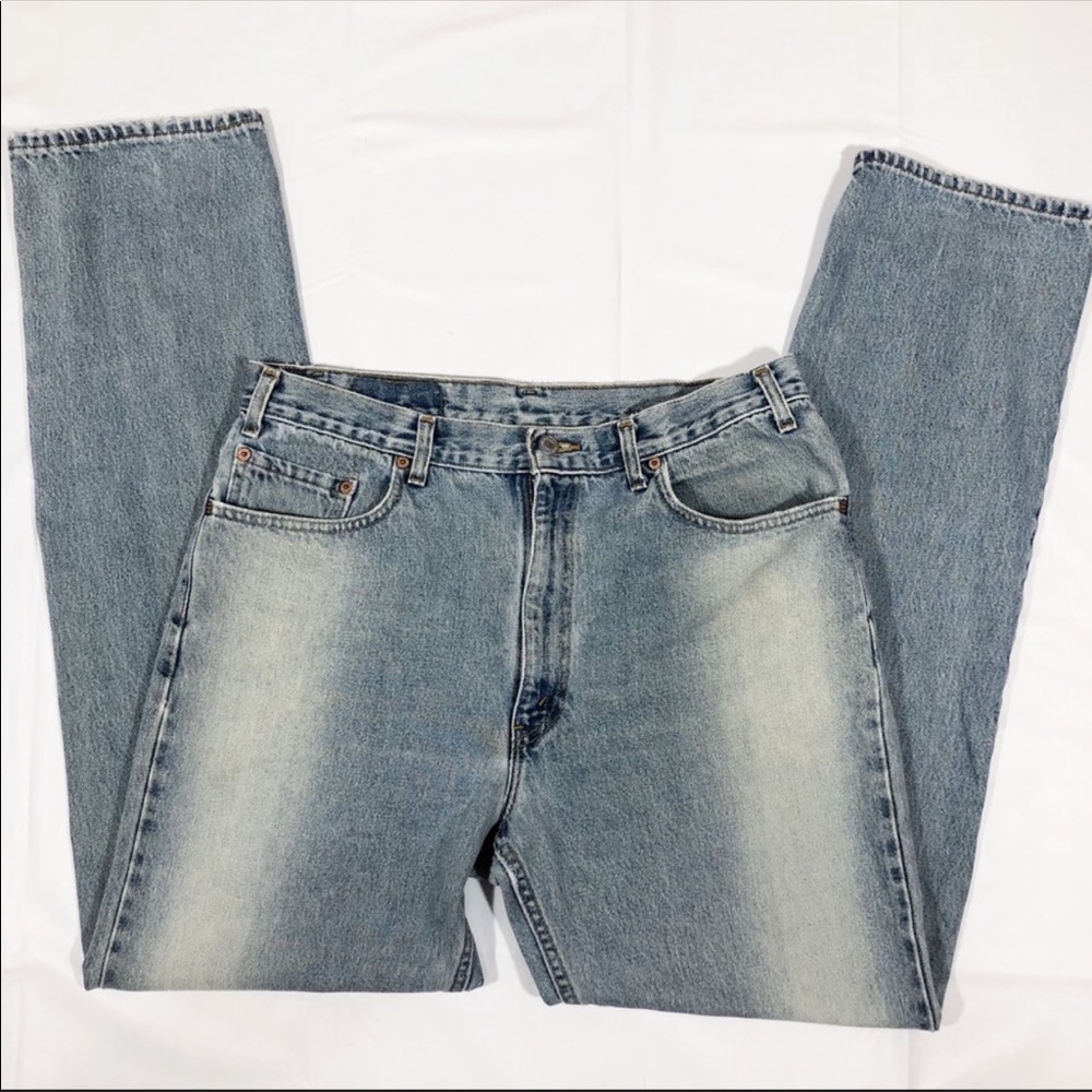 Levis 505 High Rise Jeans 36x34 - vintage 90s - Picture 7 of 11